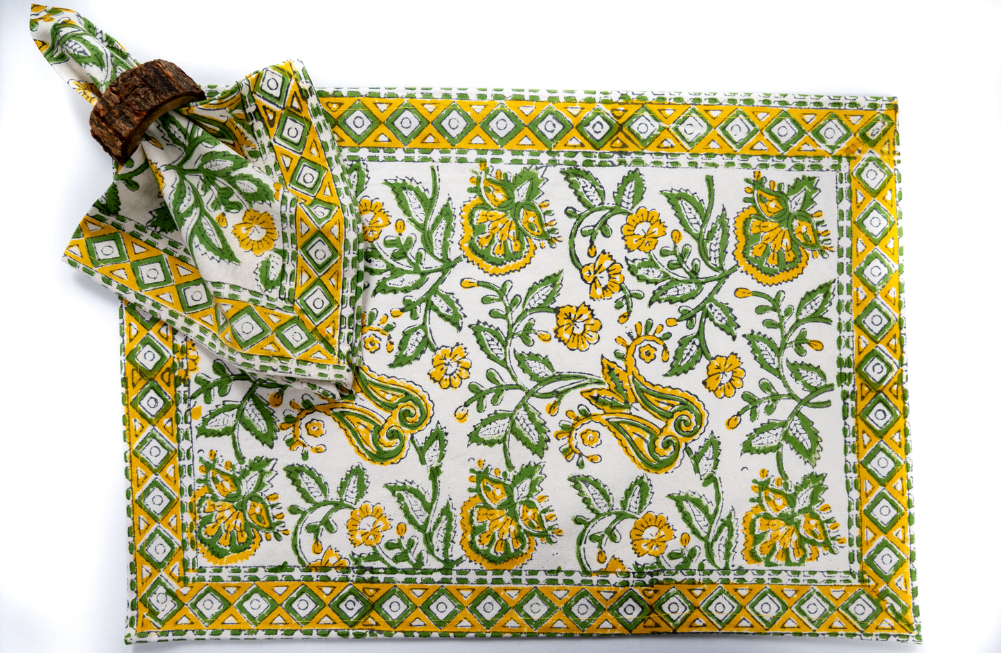 Marigold Floral Placemats & Napkins