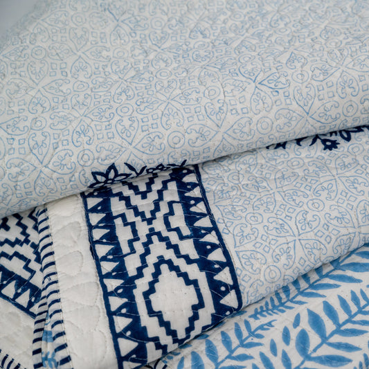 Blue Jewels Bedspread