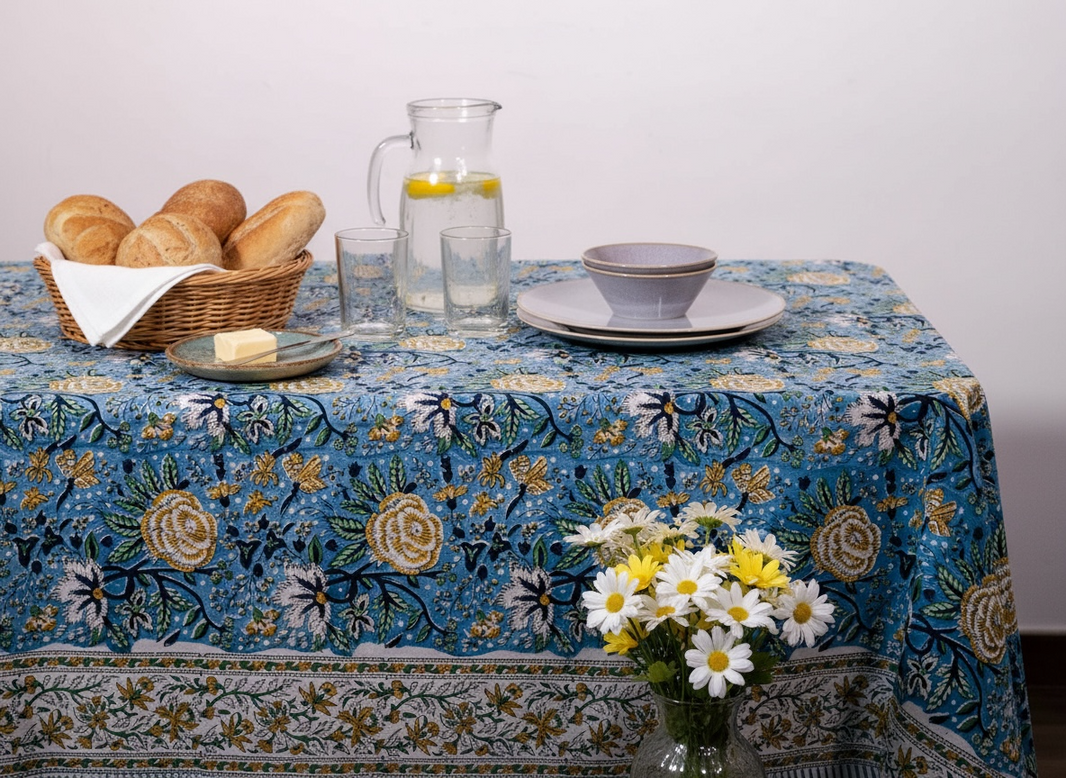Floral Party Table Cloth