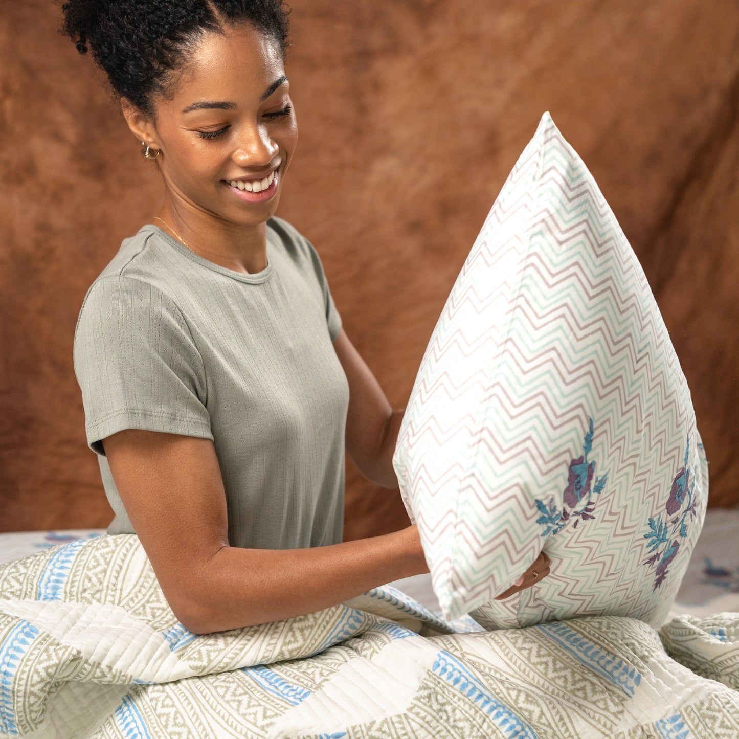 Floral Weave Bedsheet