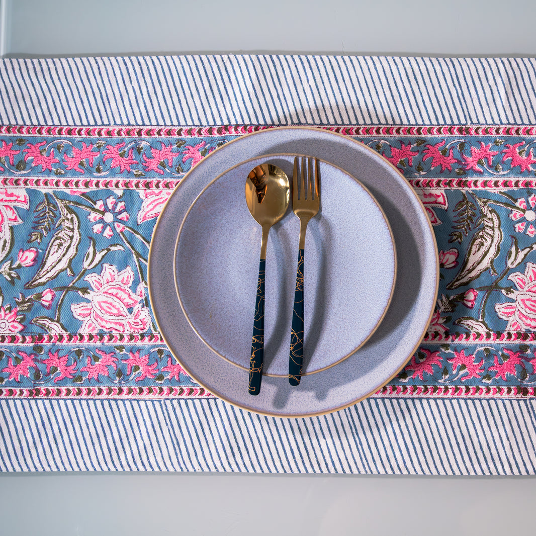 Crimson & Clover Table Runner