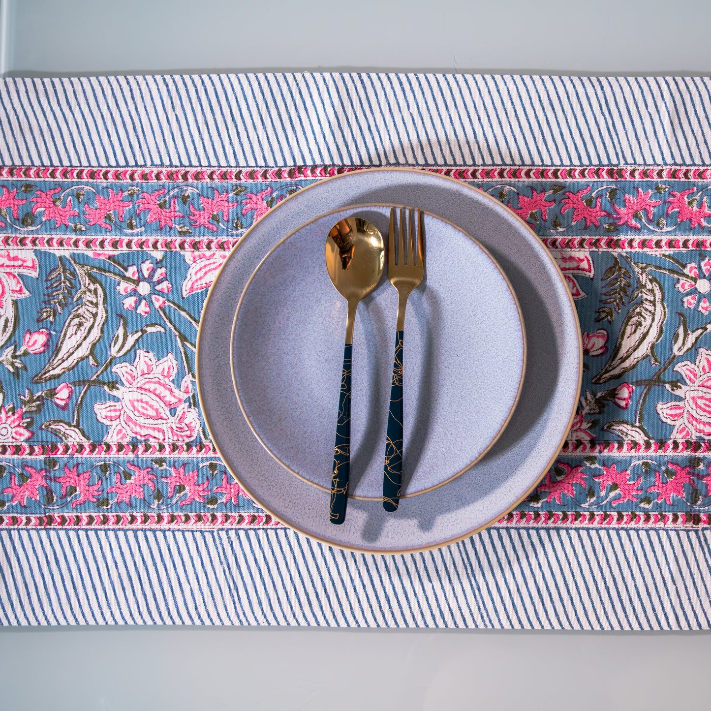 Crimson & Clover Table Runner
