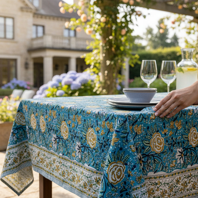 Floral Party Table Cloth